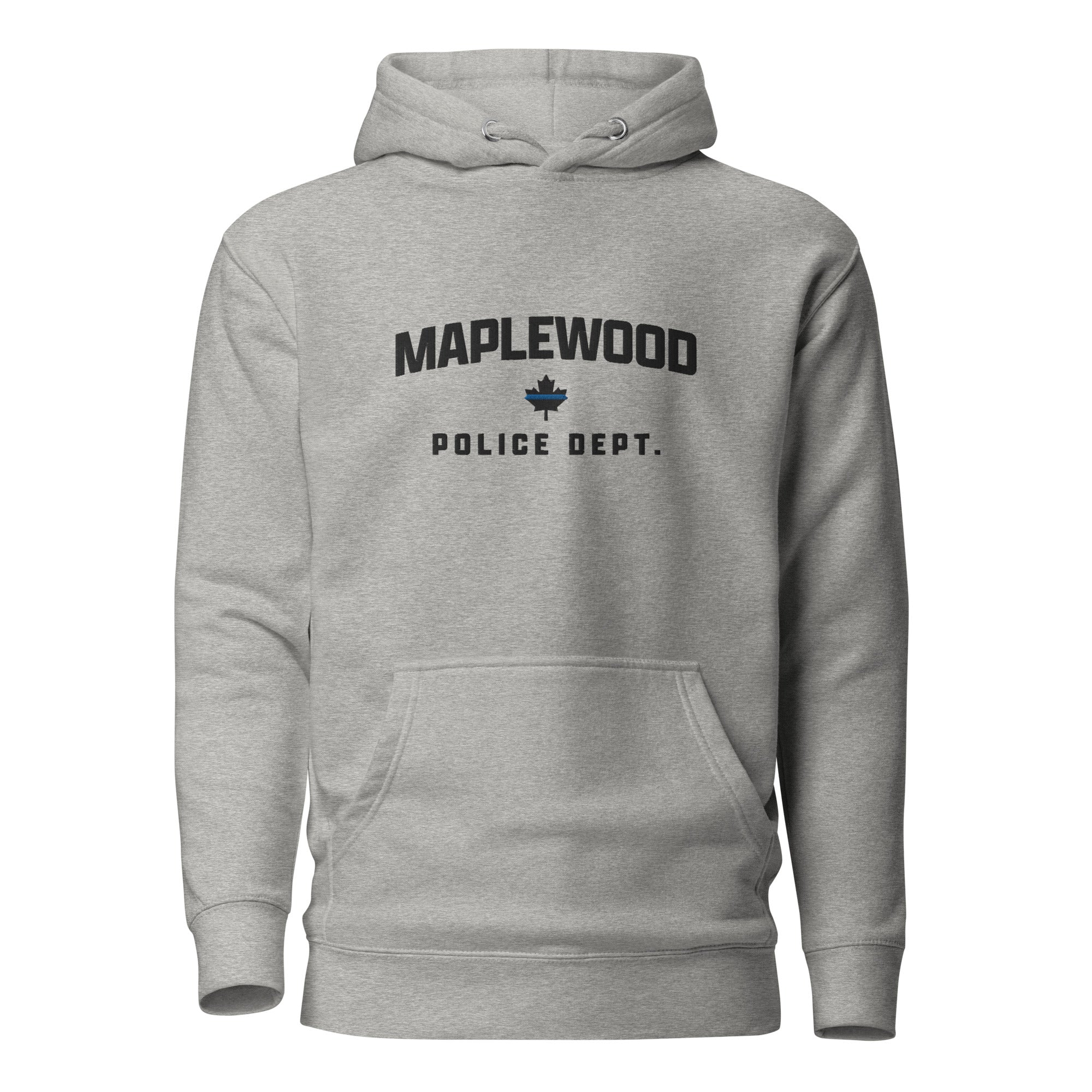 Maplewood Police Embroidered Adult Hoodie