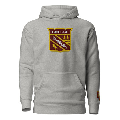 Forest Lake Hockey Shield Premium Embroidered Hoodie