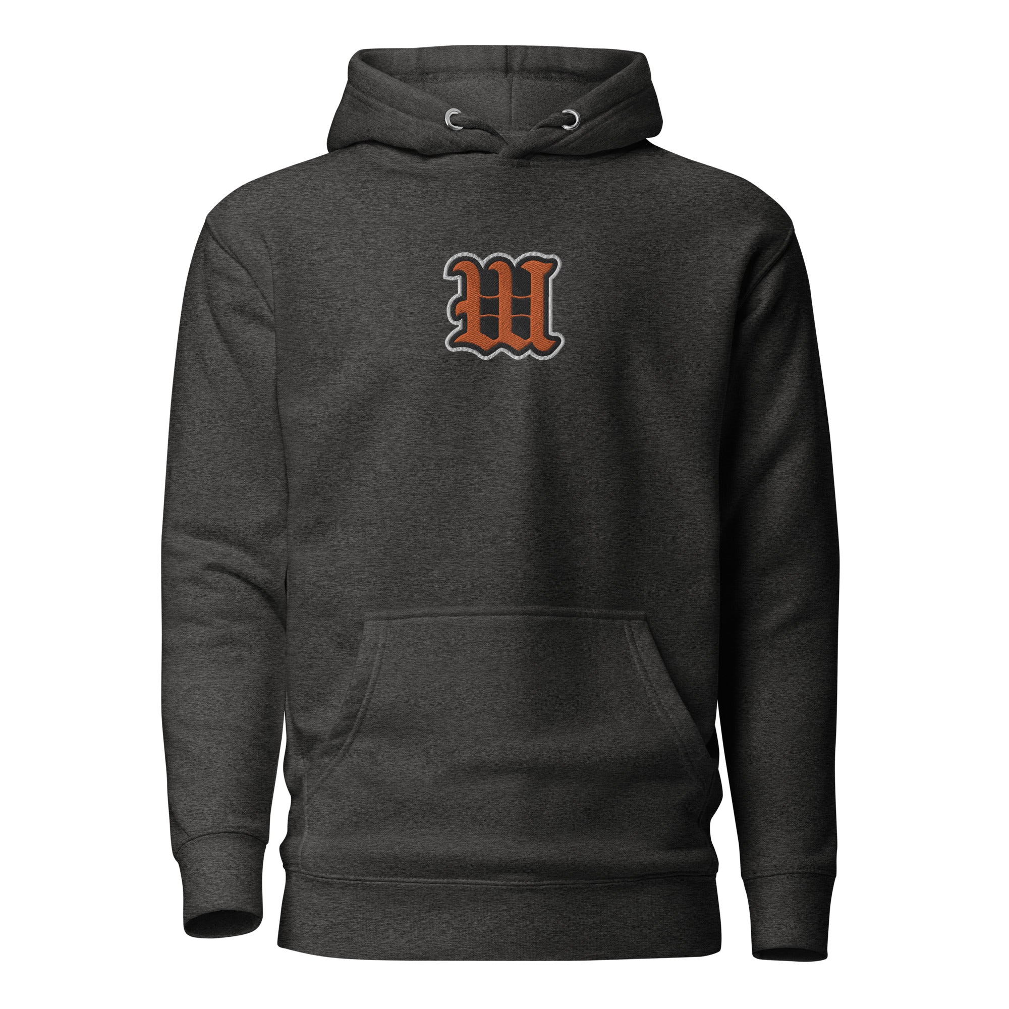 White Bear Lake Baseball Blackletter W Adult Hoodie