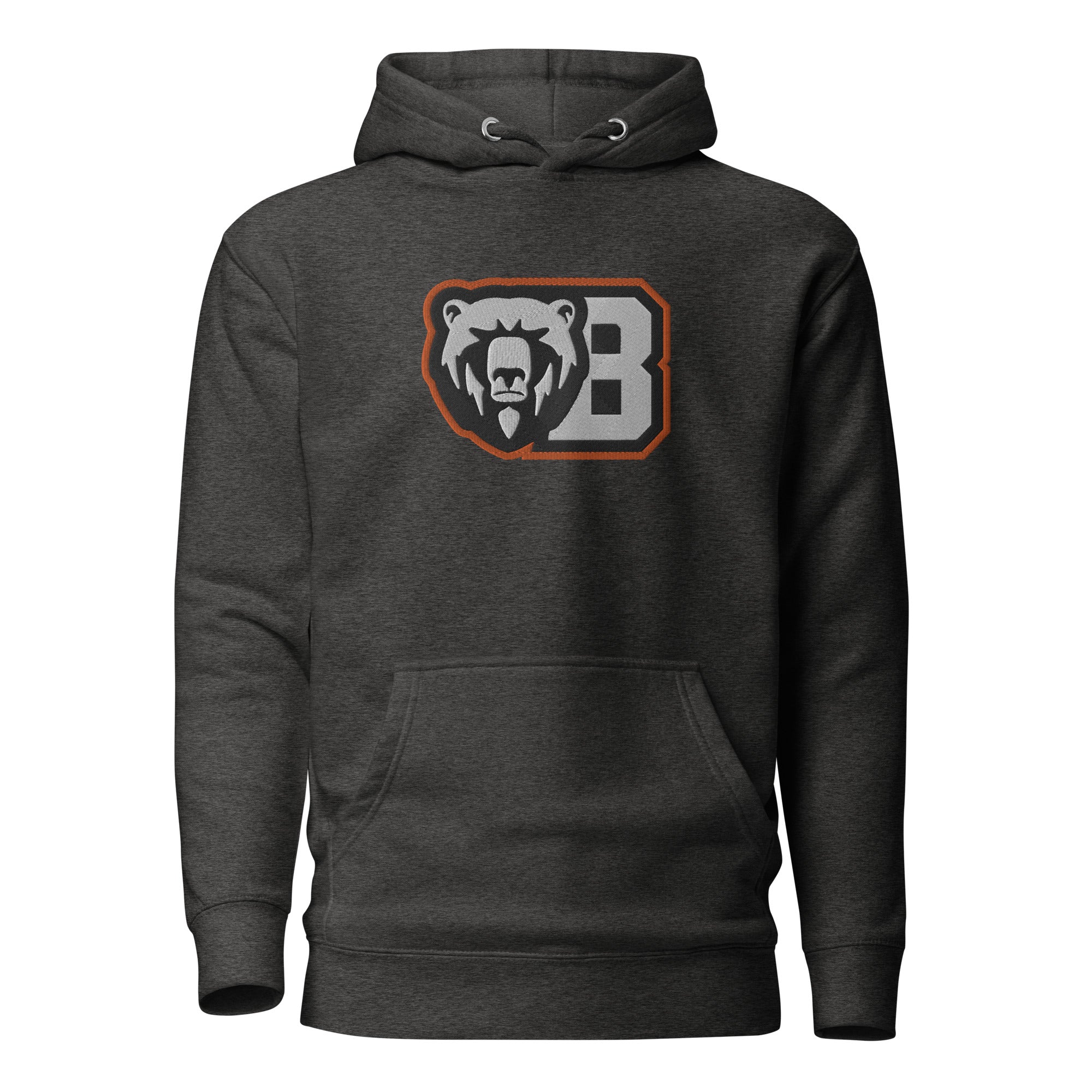White Bear Lake Football Angry B Embroidered Adult Hoodie