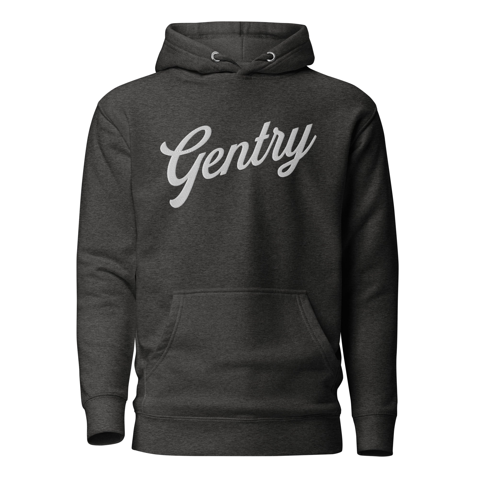Gentry Academy Script Adult Embroidered Hoodie