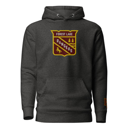 Forest Lake Hockey Shield Premium Embroidered Hoodie