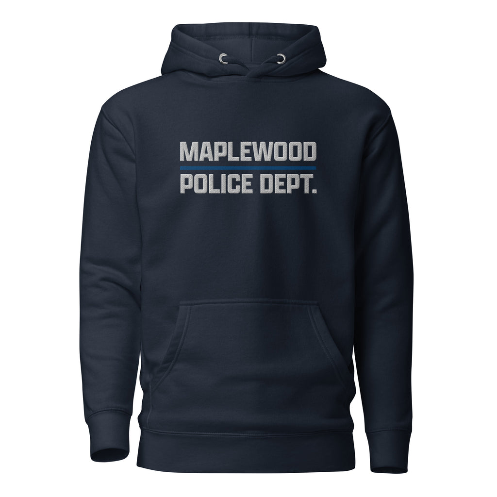 Maplewood Police Embroidered Adult Hoodie