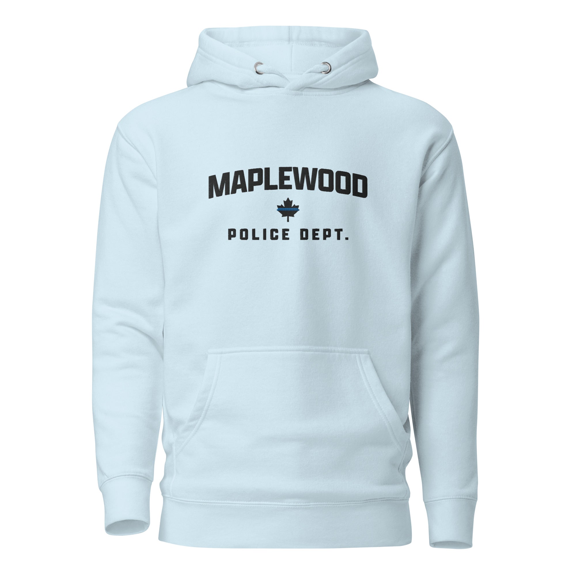 Maplewood Police Embroidered Adult Hoodie