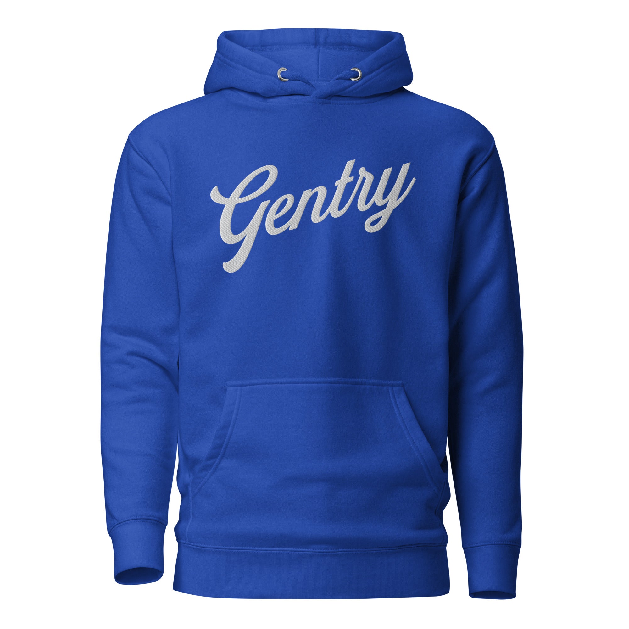 Gentry Academy Script Adult Embroidered Hoodie