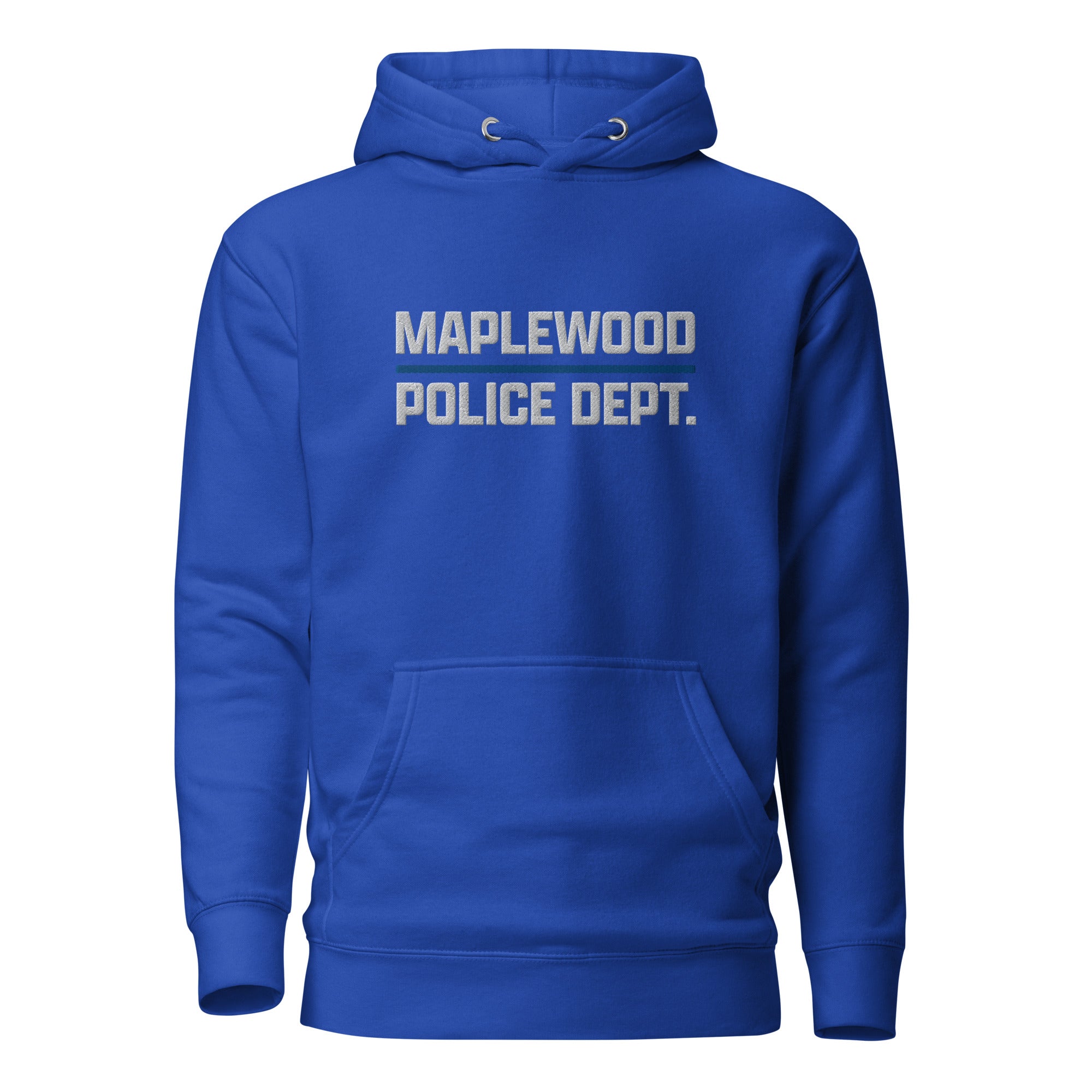 Maplewood Police Embroidered Adult Hoodie