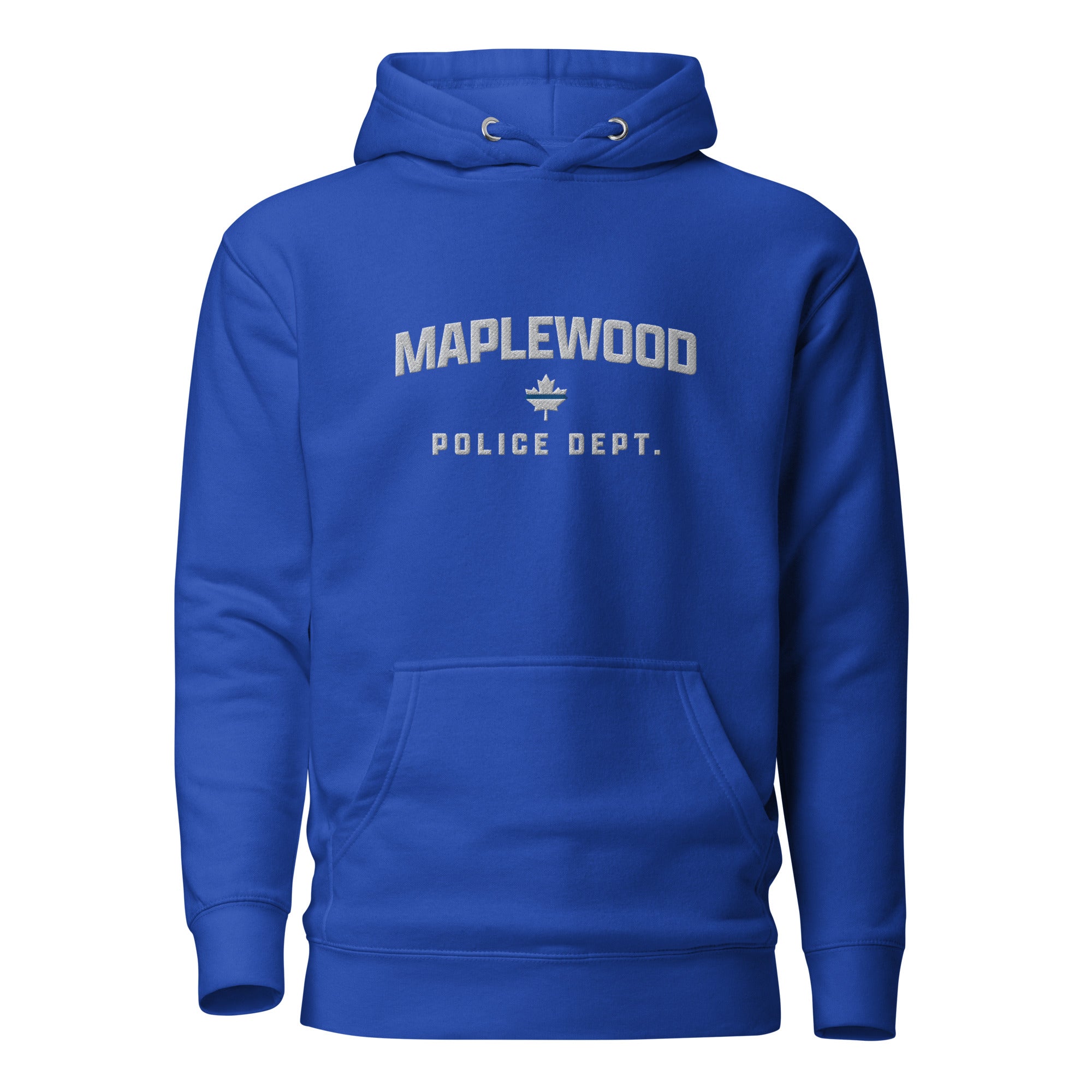 Maplewood Police Embroidered Adult Hoodie