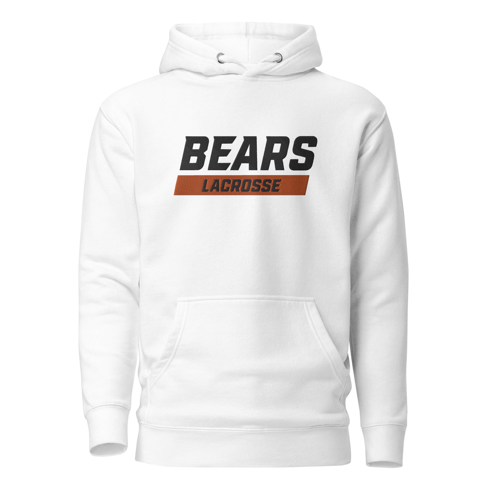 White Bear Lake Lacrosse Embroidered Adult Hoodie