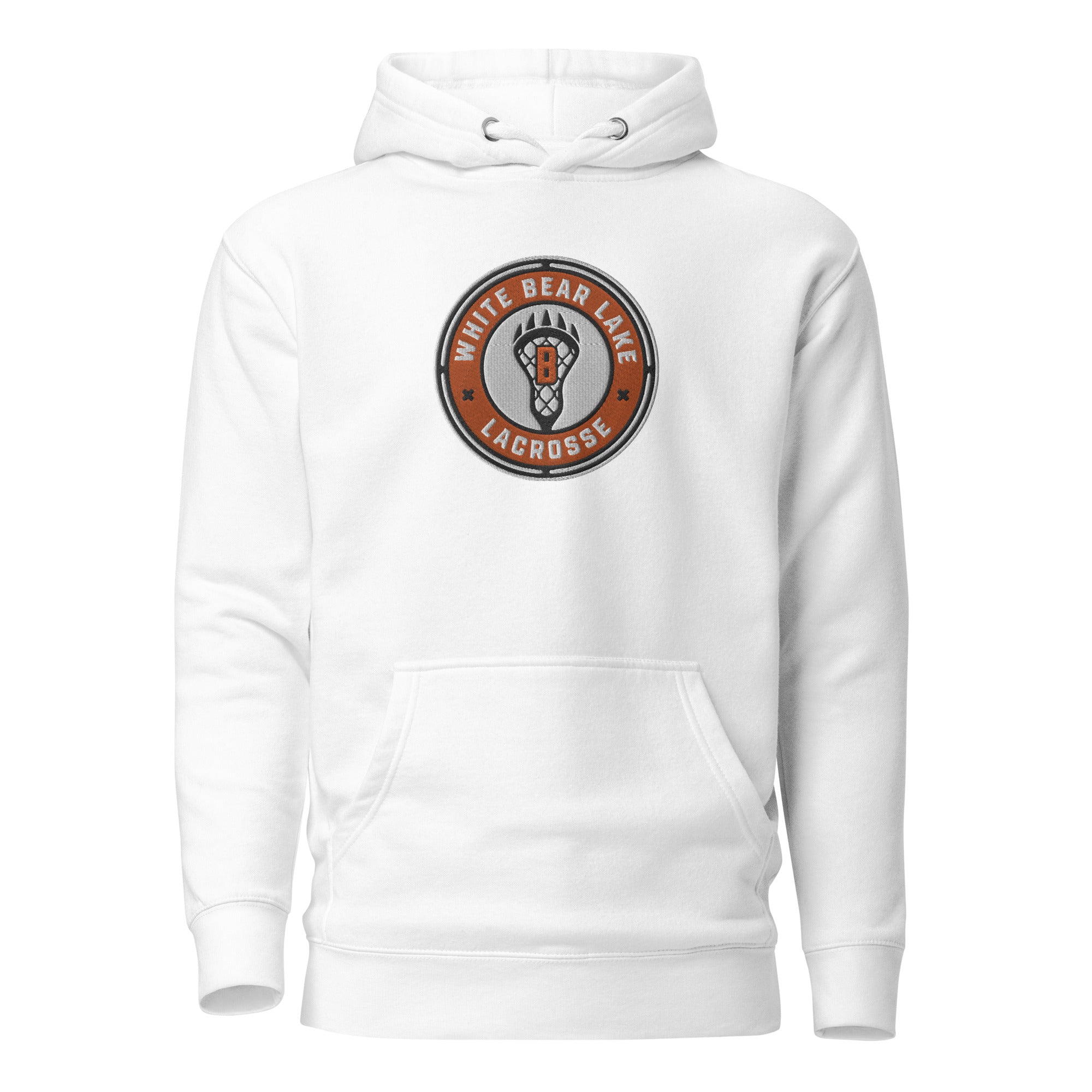 White Bear Lake Lacrosse Unisex Embroidered Hoodie