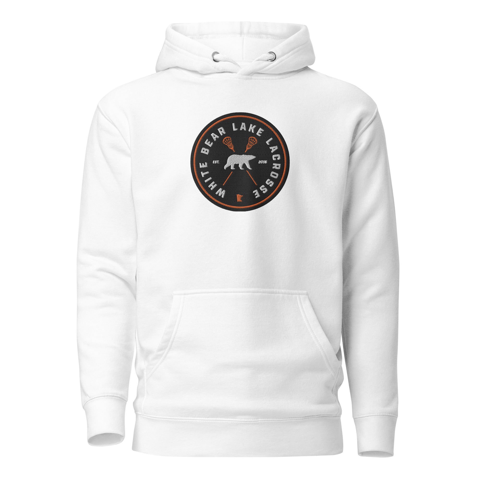 White Bear Lake Lacrosse Unisex Embroidered Hoodie