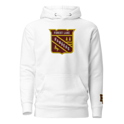 Forest Lake Hockey Shield Premium Embroidered Hoodie