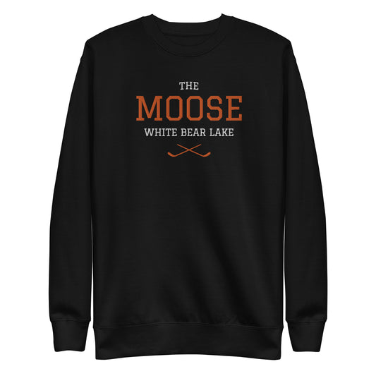 The Moose White Bear Lake Adult Premium Embroidered Sweatshirt