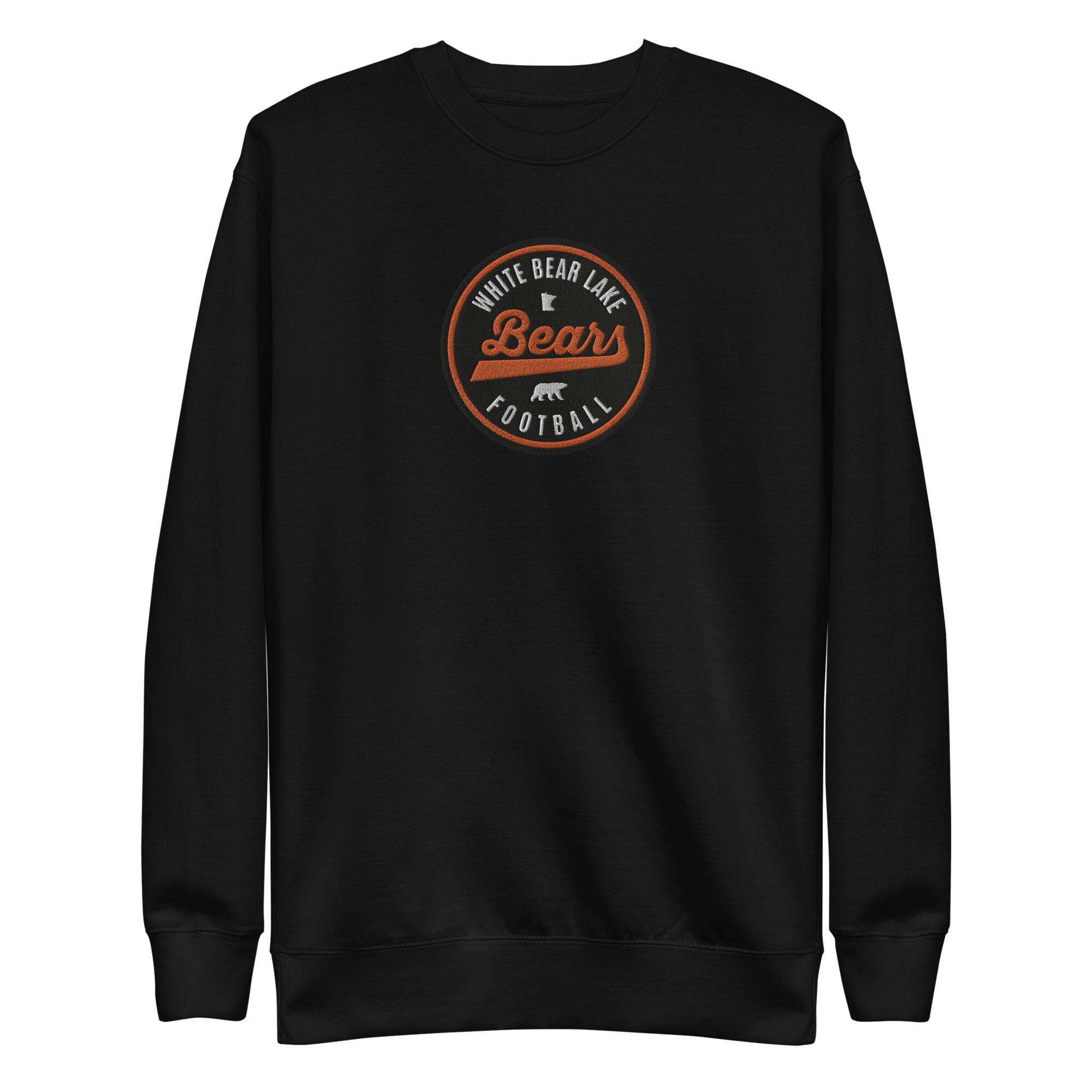 White Bear Lake Football Bears Patch Premium Sweatshirt