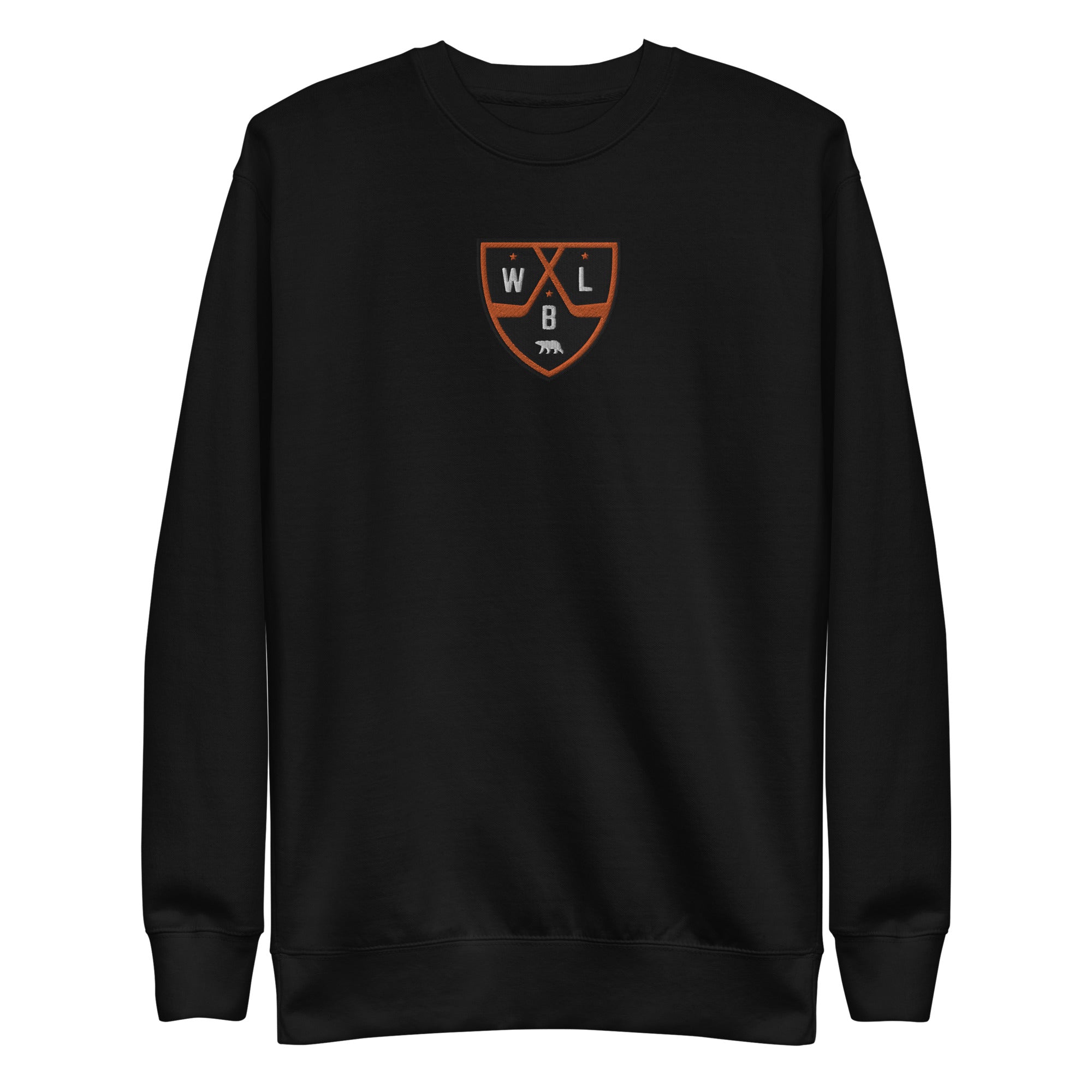 White Bear Lake Hockey Shield Embroidered Sweatshirt