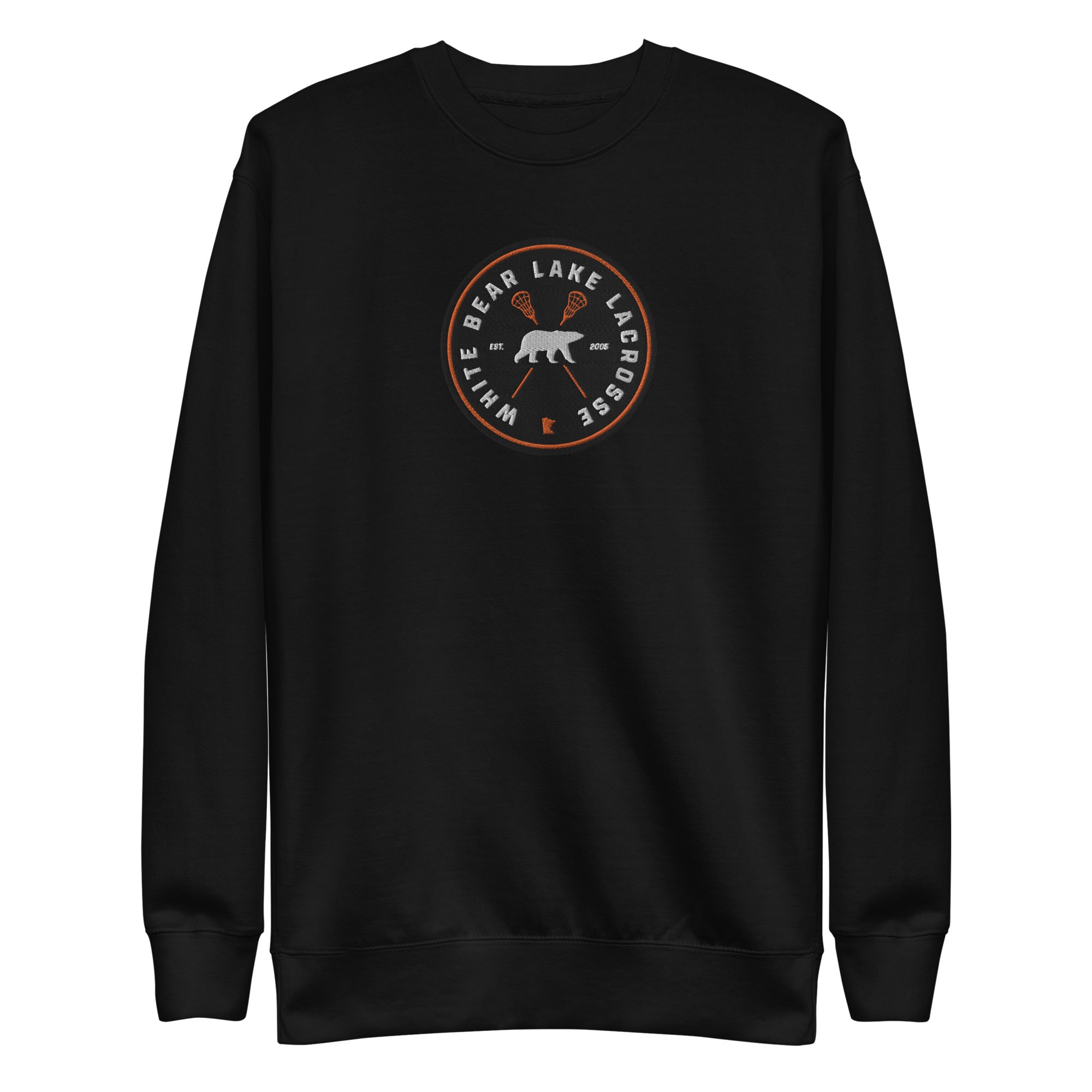 White Bear Lake Lacrosse Unisex Embroidered Premium Sweatshirt