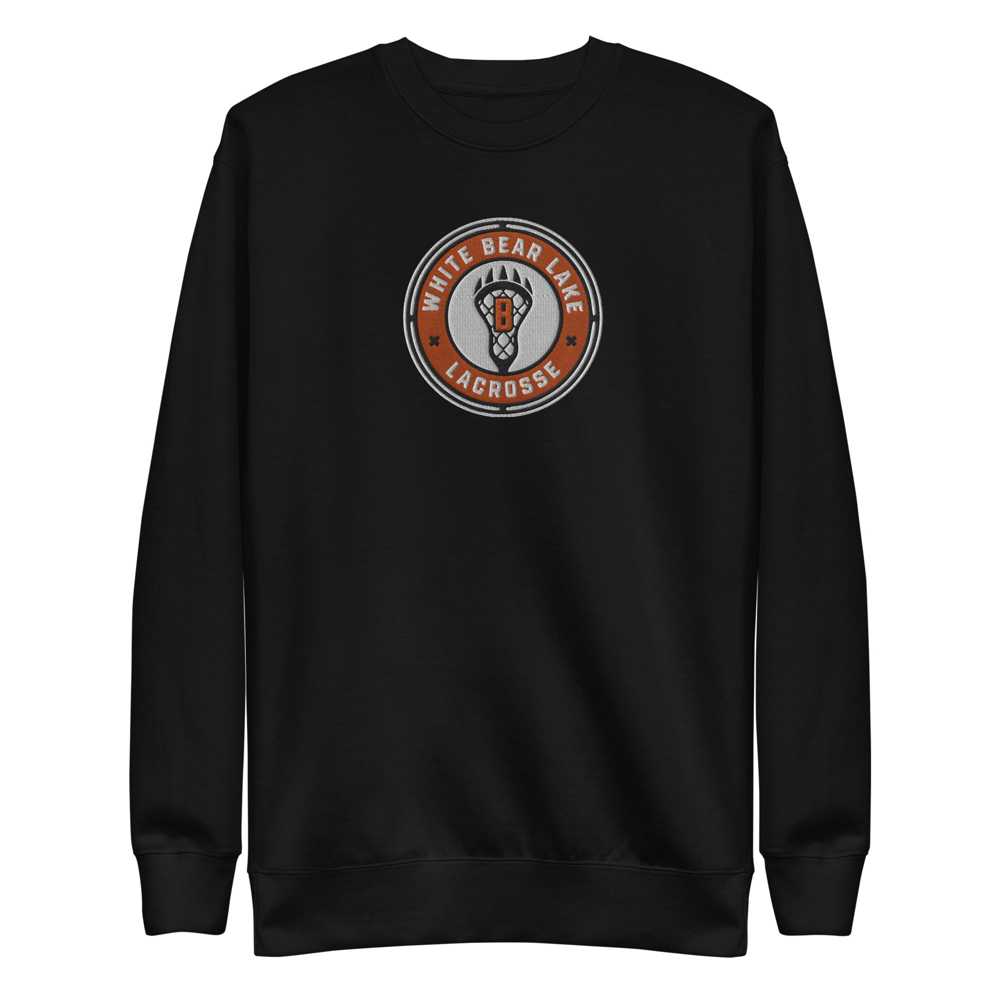 White Bear Lake Lacrosse Unisex Embroidered Premium Sweatshirt