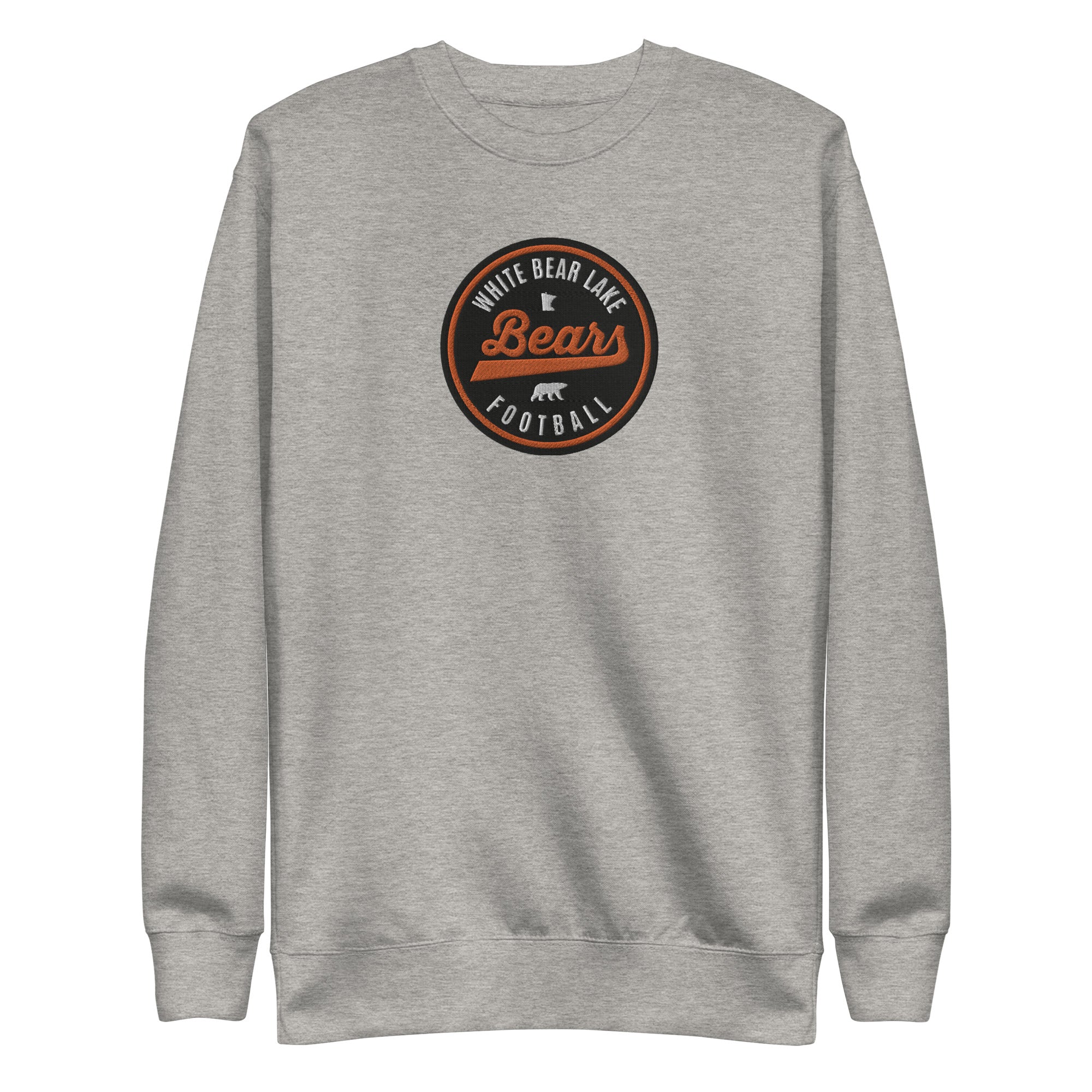 White Bear Lake Football Bears Patch Premium Sweatshirt