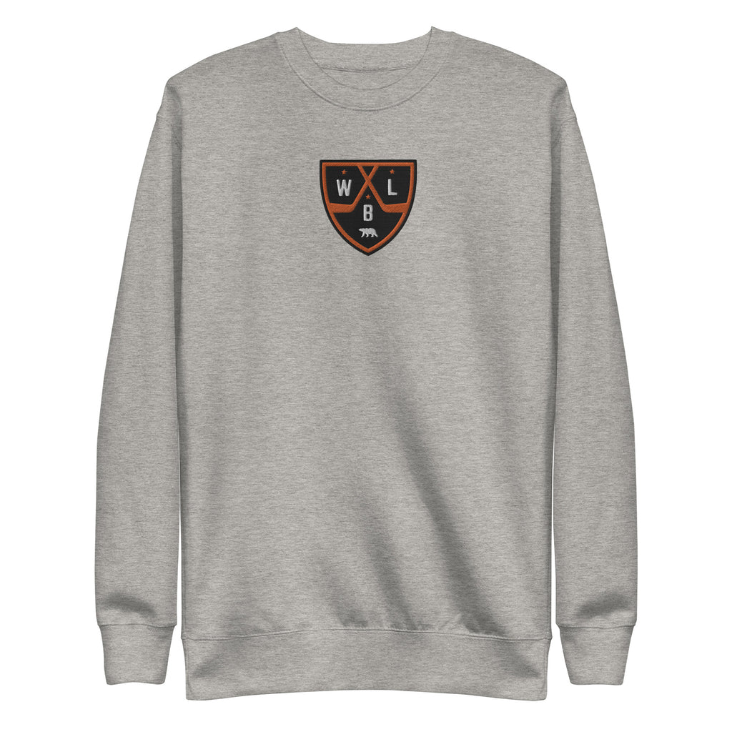 White Bear Lake Hockey Shield Embroidered Sweatshirt