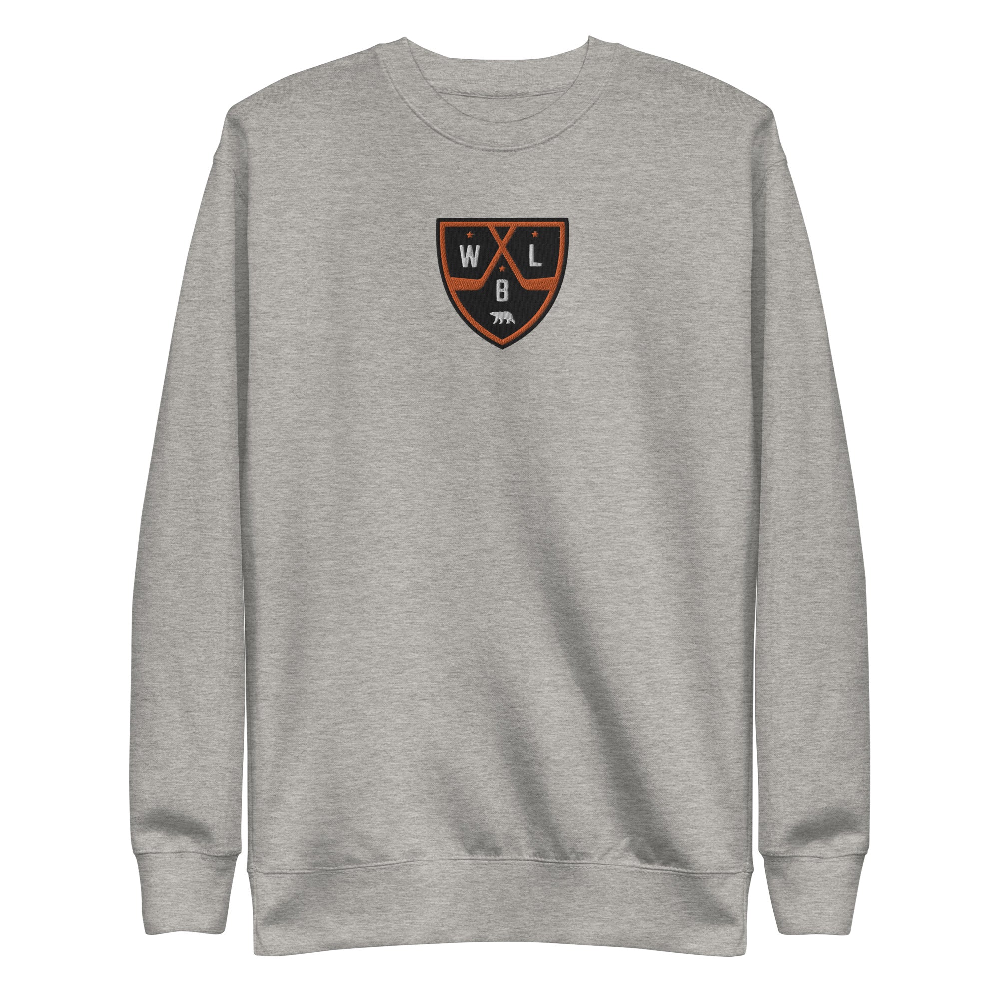 White Bear Lake Hockey Shield Embroidered Sweatshirt