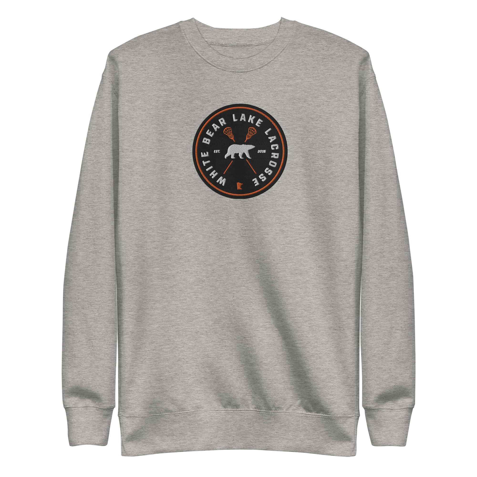 White Bear Lake Lacrosse Unisex Embroidered Premium Sweatshirt