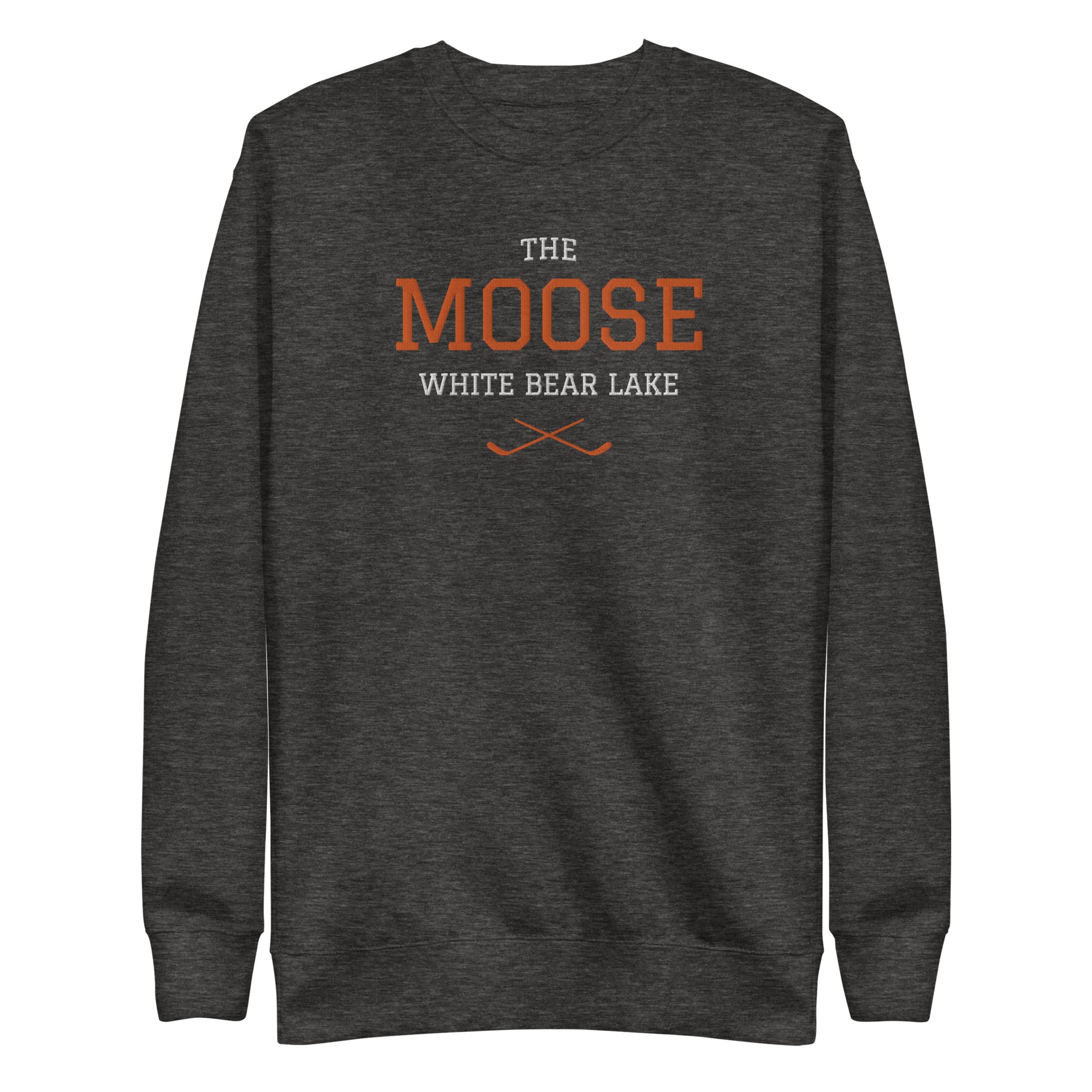 The Moose White Bear Lake Adult Premium Embroidered Sweatshirt