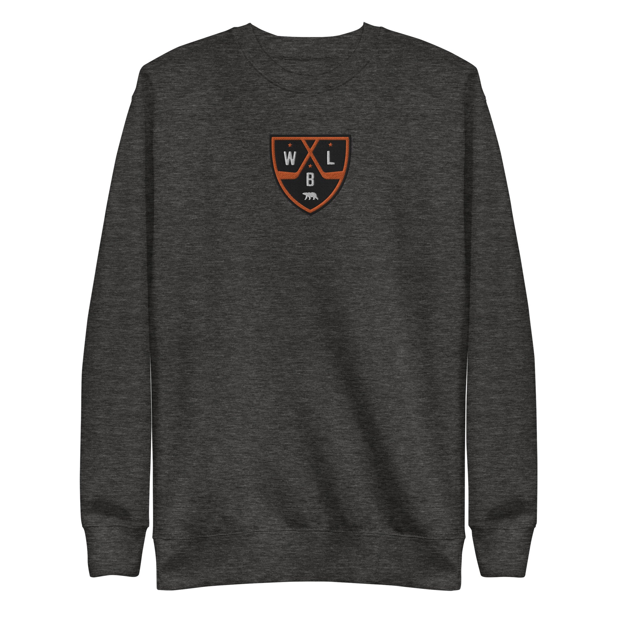 White Bear Lake Hockey Shield Embroidered Sweatshirt