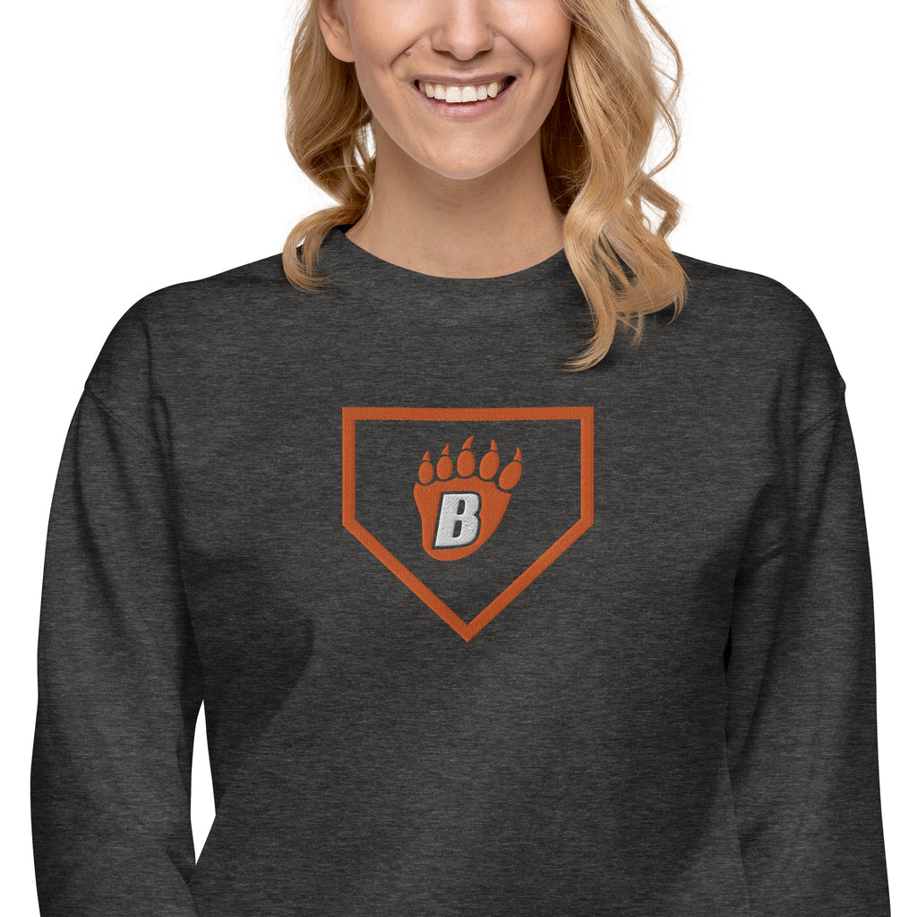 White Bear Lake Baseball Embroidered Unisex Premium Sweatshirt