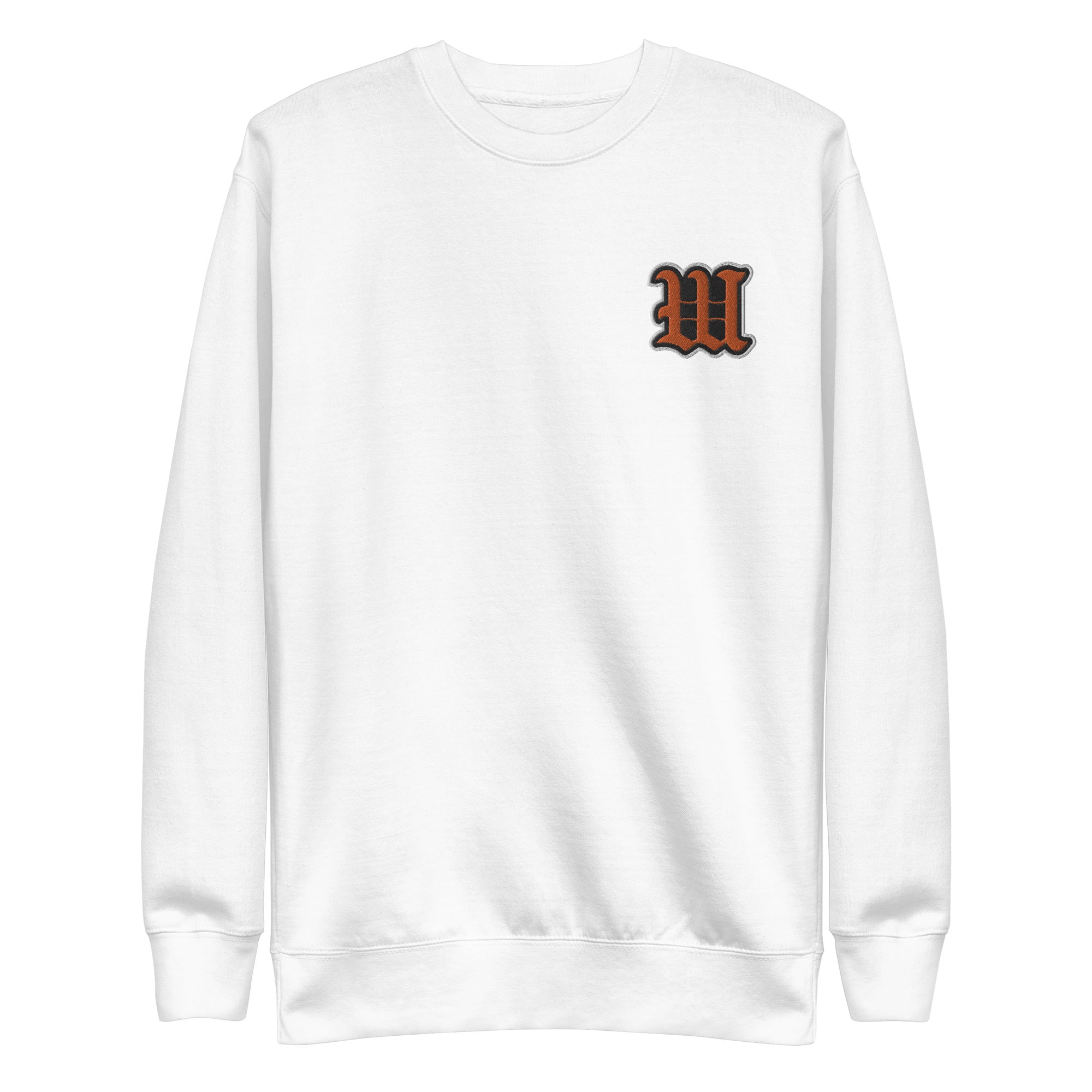 White Bear Lake Baseball Blackletter W Embroidered Sweatshirt