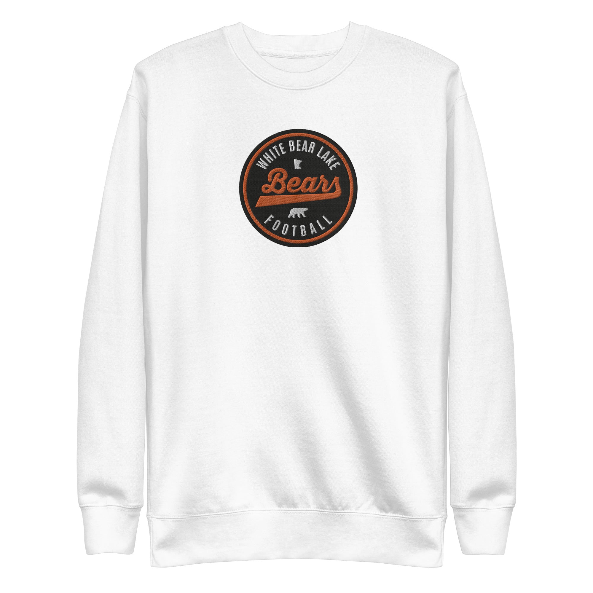 White Bear Lake Football Bears Patch Premium Sweatshirt