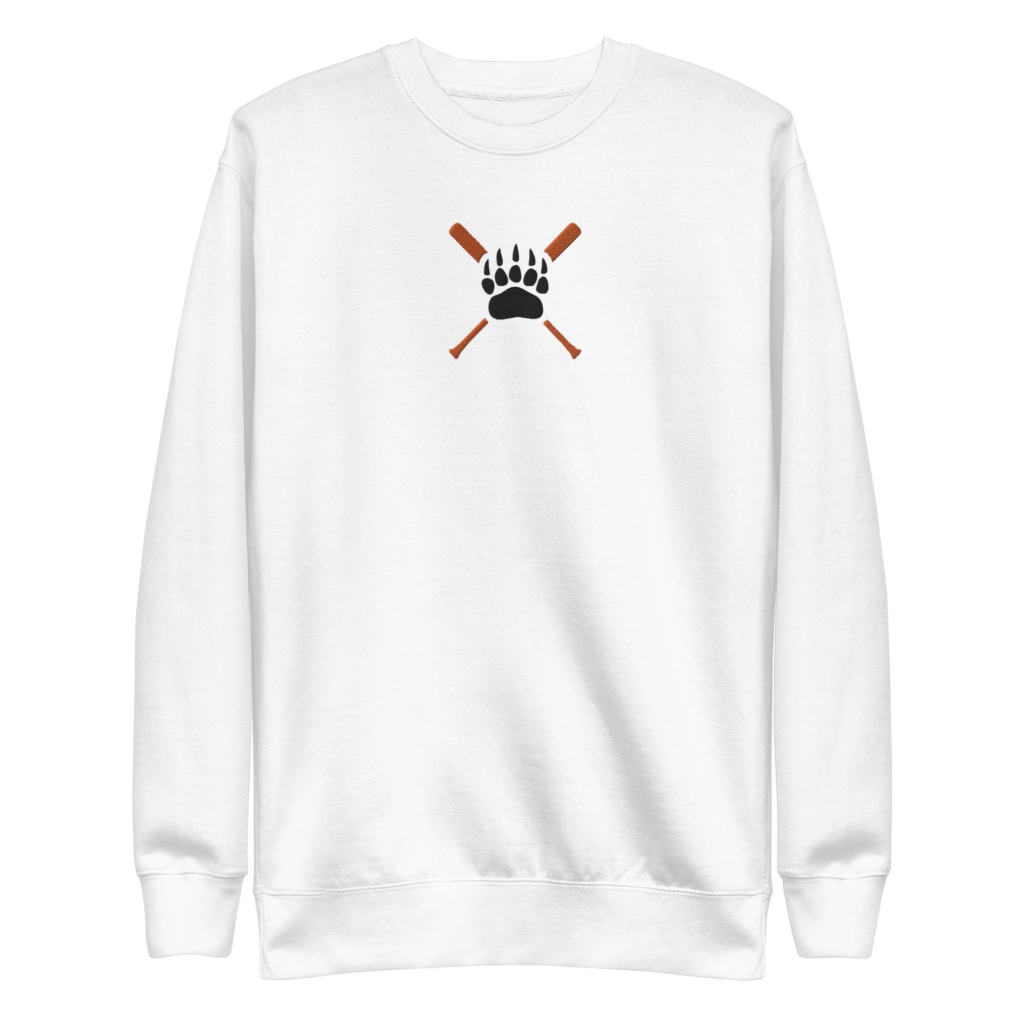 White Bear Lake Baseball Bear Paw Unisex Premium Sweatshirt