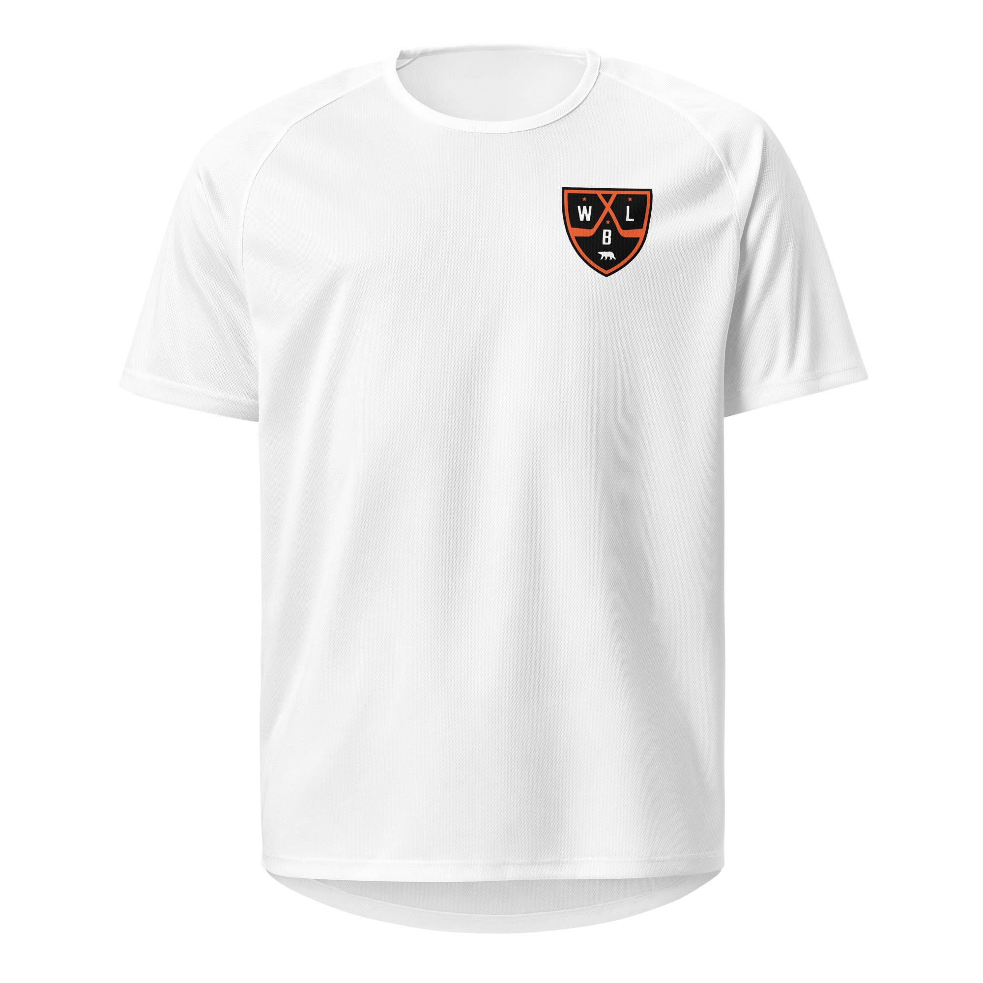 White Bear Lake Hockey Shield Unisex Performance Mesh Tee