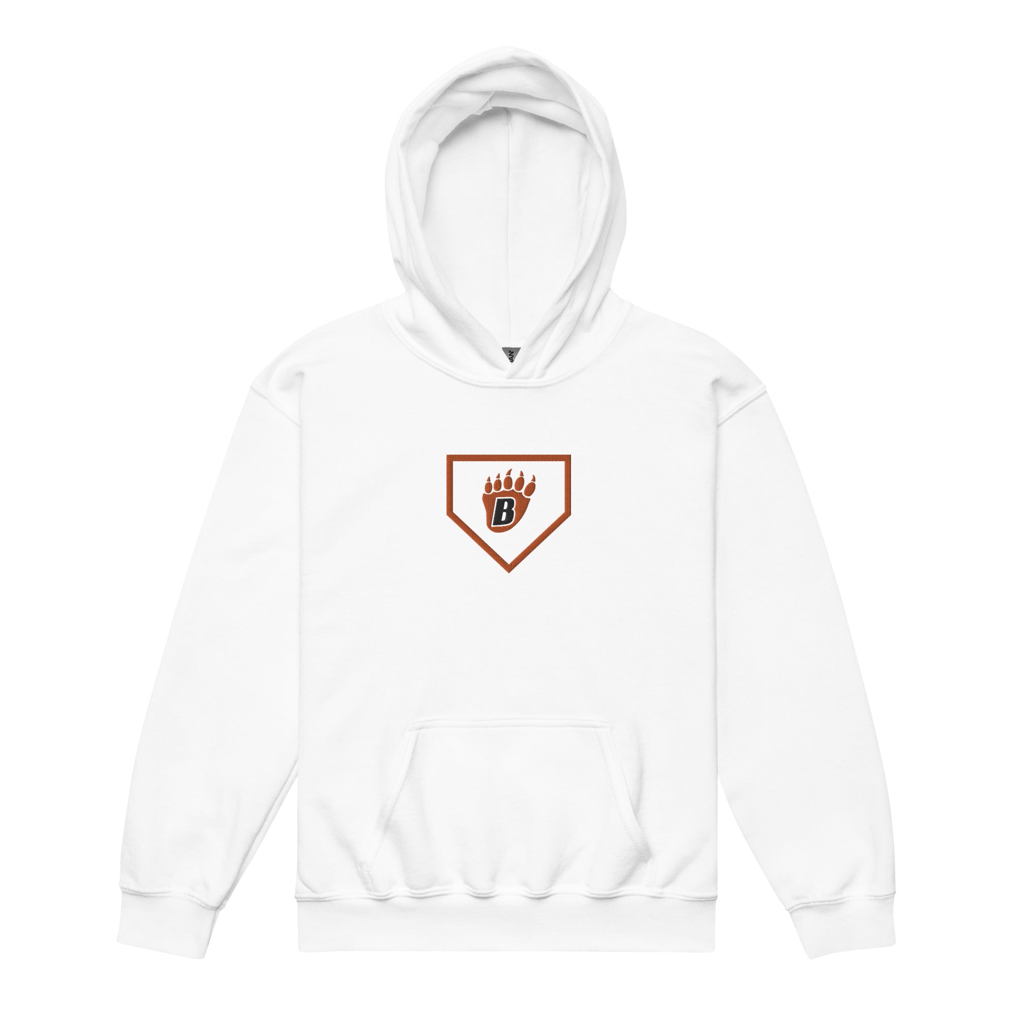White Bear Lake Baseball Embroidered Youth Heavy Blend Hoodie